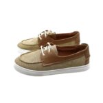 Comfortable Easy Spirit Kelp Women’s Gold Slip-On Shoes