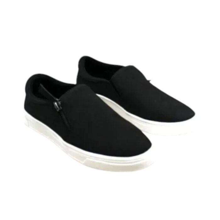 Kensie Faux Suede Slip-On Side Zip Sneaker