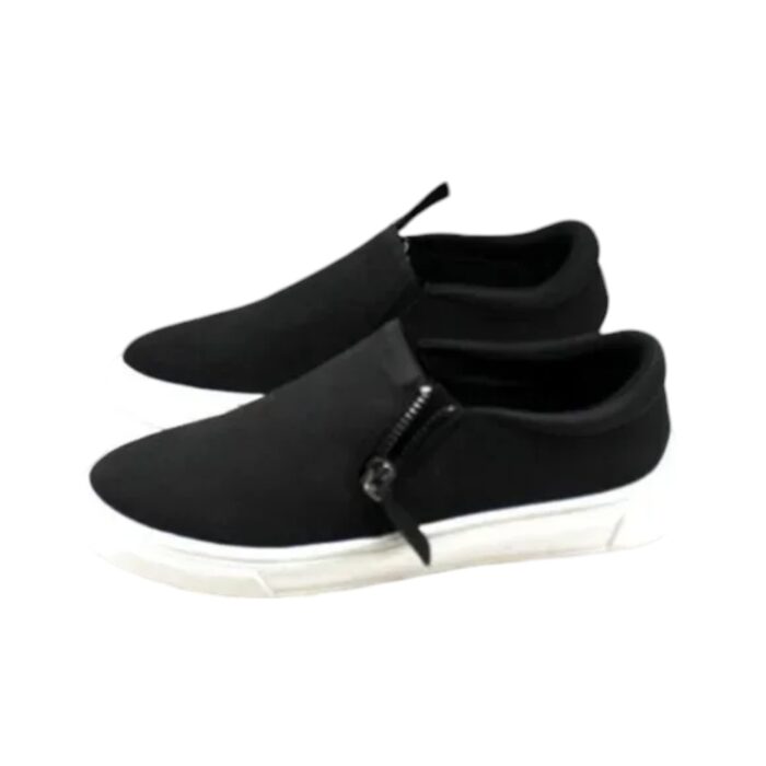 Kensie Faux Suede Slip-On Side Zip Sneaker