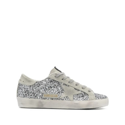 Golden Goose Super-Star Glitter Sneakers