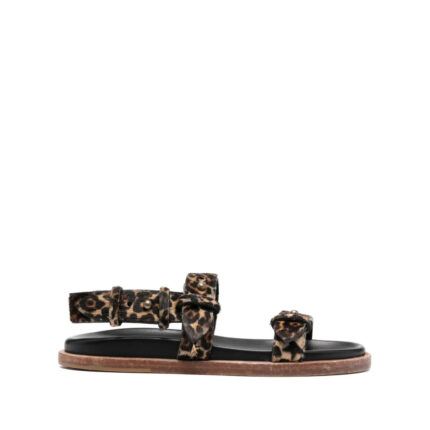 Golden Goose Leopard-print Flat Sandals