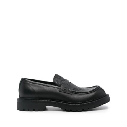 Gucci Web-stripe Trim Loafers