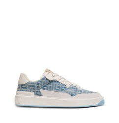 Balmain B-Court Denim Panelled Sneakers