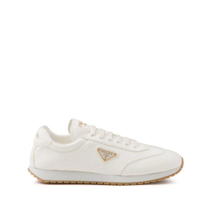 Prada Triangle-logo Leather Sneakers