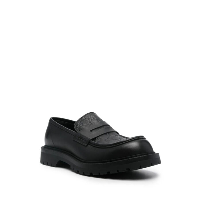 Gucci Web-stripe Trim Loafers