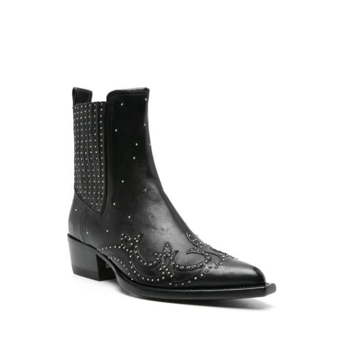 Golden Goose Stud-embellished Leather Boots