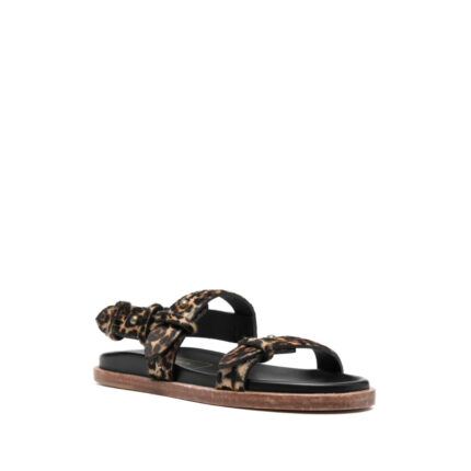 Golden Goose Leopard-print Flat Sandals