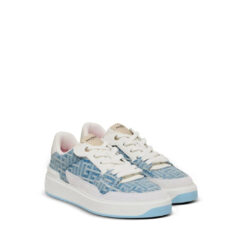 Balmain B-Court Denim Panelled Sneakers