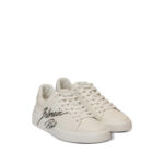 Balmain B-court Paris Leather Sneakers