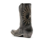 Golden Goose Wishstar Leather Western Boots