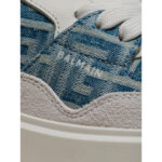 Balmain B-Court Denim Panelled Sneakers