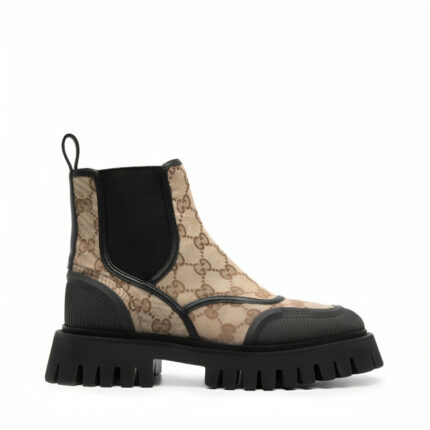 Gucci GG canvas ankle boots