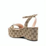 Gucci 75mm Horsebit Flatform Sandals
