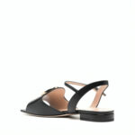 Gucci Interlocking G-logo Leather Sandals