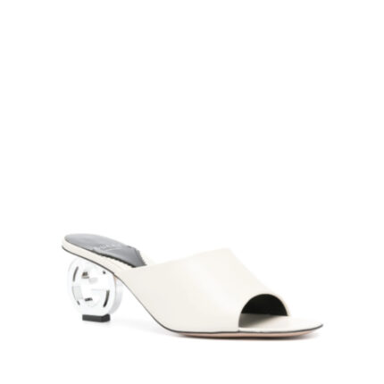 Gucci 75mm Interlocking G leather Sandals